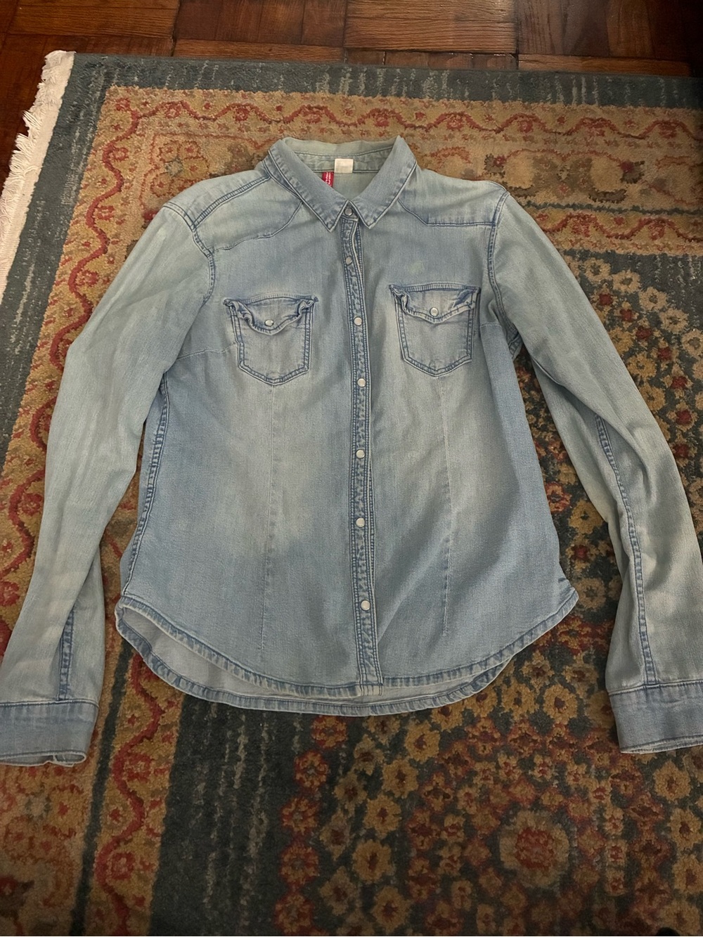 H&M Light Blue Denim Jean Jacket